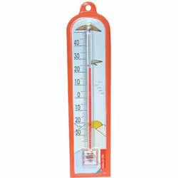 Thermomètre plastique météo - METALTEX - 278136 - Mesure la température - Intérieur et extérieur - Plastique