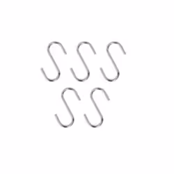 Metaltex 8002522900556, Intérieure, Crochet universel, Argent, 5 pièce(s)