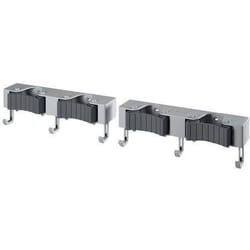 Support porte balais - METALTEX - Rangement mural - Hang UP4 - 2 compartiments - Lot de 2