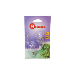 Metaltex - Crochet ventouse bl.2 295002