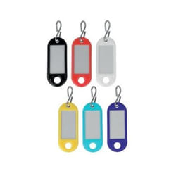 Metaltex 29.75.00 porte-clés Noir, Bleu, Rouge, Violet, Blanc, Jaune 6 pièce(s)
