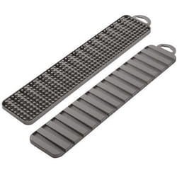 Tapis égouttoir - METALTEX - Gravity slim - Recto-verso - 40x8cm - Gris