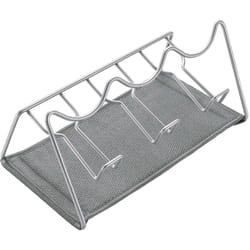 Metaltex - Abtropfgestell/Flaschenhalter Sodatex-3 für 3 Flaschen mit Abtropfmatte 30x17x14cm
