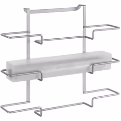 triple support de porte pour film/aluminium 'galileo' metaltex. dimensions : 36x9x30cm (largeur/profondeur/hauteur). peut êtr ...