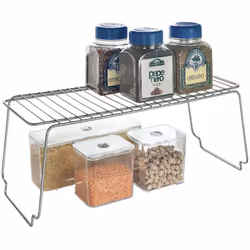 Dimensions Des Étagères Empilables : 45x19x18cm (largeur/profondeur/hauteur) Metaltex. Gagnez De L'espace En Hauteur De Vos A ...