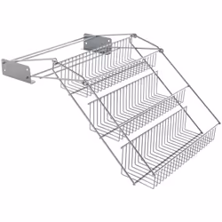Tagère à épices à 3 niveaux Up&Down sur rails Metaltex