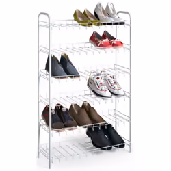 Metaltex SHOE6, Ouvert, Blanc, 6 étagères, 640 mm, 1040 mm, 230 mm