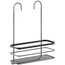 Metaltex - tagère de douche 28x14x38 cm Noir/Métal