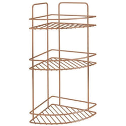Metaltex - tagère de douche 3 niveaux 26x13x53 cm Cuivre