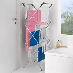 Ce Tec Concerto Slim est une étagère de séchage à 3 niveaux de la marque Metaltex avec une longueur de séchage totale de 9,5  ...
