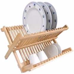 Metaltex - egouttoir pliable cadre en bois - 69043410080
