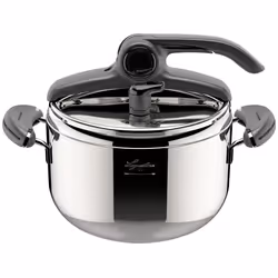 Lagostina Mia Lagoeasy'up, 5 L, Vitrocéramique, Gaz, Halogène, Induction, Plaque étanche, Acier inoxydable, 22 cm, Aluminium, ...