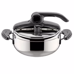 Lagostina Mia Lagoeasy'up, 3,5 L, Vitrocéramique, Gaz, Halogène, Induction, Plaque étanche, Acier inoxydable, 22 cm, Aluminiu ...