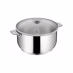 Casserole sans poignée Salvaspazio+ Lagostina 12138031214 avec couvercle. Une manière astucieuse d'atteindre l'excellence ita ...