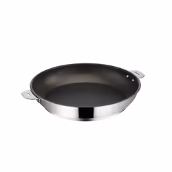 Type : Poêle. Diamètre : 30 cm. Poignée amovible : Oui. Revêtu : Inox. Revêtement : antiadhésif. Tous feux dont induction. Co ...