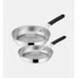 Lagostina Lot de 2 poêles inox 24/28cm - 012896600002
