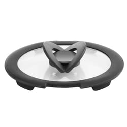 Lagostina Ingenio 010244060116 couvercle Rond Noir, Transparent