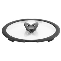 Lagostina Ingenio 010244060124 couvercle Rond Noir, Transparent