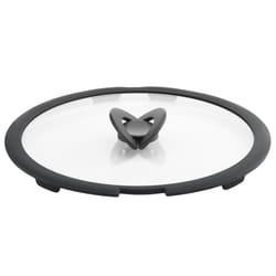 Lagostina Ingenio 010244060128 couvercle Rond Noir, Transparent