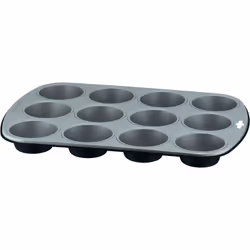 Lagostina Gustosa 010151000013, Moule à muffins, Rectangulaire, Gris, Acier au carbone, Allemagne, 245 mm