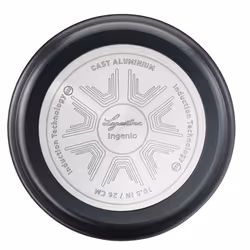 Lagostina Ingenio Mineralis Green Poêle grill Rond