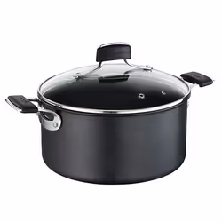 Lagostina 012073031224, Rond, Gris, Aluminium, Acier inoxydable, Titane extrême, Noir, Acier inoxydable, Silicone