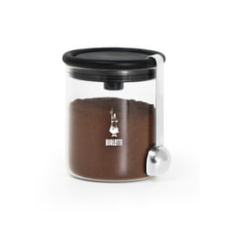 Bialetti DCDESIGN07 pot Rond Verre Noir, Transparent