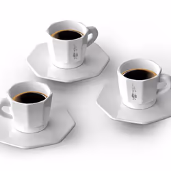 Bialetti RTATZ402 Tasse Blanc Café 4 pièce(s)
