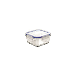 Borgonovo 0033536 boîte hermétique alimentaire Carré 0,8 L Bleu, Transparent 1 pièce(s)