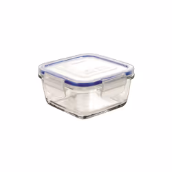 Borgonovo 0033537, Boîte, Carré, 1,4 L, Bleu, Transparent, Italie, 171 mm