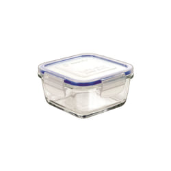 Borgonovo 0033537 boîte hermétique alimentaire Carré 1,4 L Bleu, Transparent 1 pièce(s)