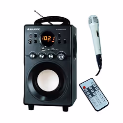 New Majestic AH239K, Noir, 6 W, 1-voie, 5 W, FM, Auto scan