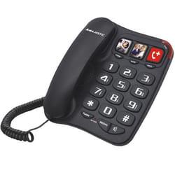 New Majestic PHF-BILLY 201 Téléphone analog/dect Noir