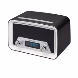 New Majestic DAB-842N, Horloge, Numérique, DAB, DAB+, FM, 174,928 - 239,2 MHz, LCD, 3,5 mm
