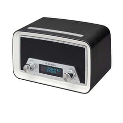New Majestic DAB-842N Horloge Numérique Noir, Blanc
