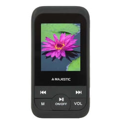 New Majestic SDA-8071R Lecteur MP3 8 Go Noir