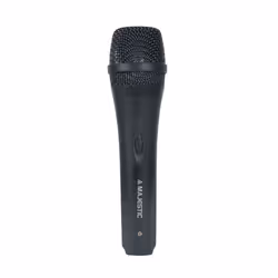 New Majestic MIC-620, 51,1 dB, 100 - 10000 Hz, 600 Ohm, Avec fil, XLR-3, Noir
