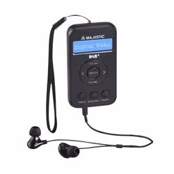 New Majestic RT-196 DAB, Personnel, Numérique, DAB, DAB+, FM, PLL, 87,5 - 108 MHz, 174 - 240 MHz, LCD