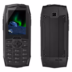 New Majestic Tank, Barre, SIM unique, 6,1 cm (2.4"), 1,3 MP, 2000 mAh, Noir