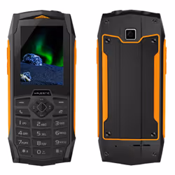 New Majestic Tank, Barre, SIM unique, 6,1 cm (2.4"), 1,3 MP, 2000 mAh, Noir, Orange