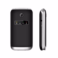 New Majestic TLF-SILENO 82 FLIP Noir Téléphone pour seniors