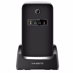 New Majestic TLF-SILENO 82 FLIP Noir Téléphone pour seniors