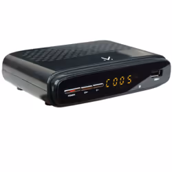 New Majestic DEC-675 HD USB, Terrestre, HD, DVB-T, DVB-T2, HEVC, 1.4a, Noir