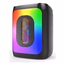 New Majestic FLAME 1 PRO, 7,62 cm (3"), 10 W, 80 W, Avec fil &sans fil, USB Type-C, Noir