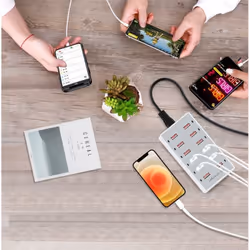 New Majestic 770532 WH chargeur d'appareils mobiles Ordinateur portable, Smartphone, Tablette Blanc USB Intérieure - Vue supplémentaire 5