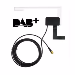 New Majestic AE 18 DAB, Intérieure, Noir, 15 dB, 3 m, DAB, SMA