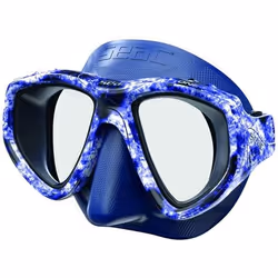 SEAC One, Adulte, Demi-masque, Plongée avec tuba, Verre trempé, Polycarbonate, Silicone, Violet