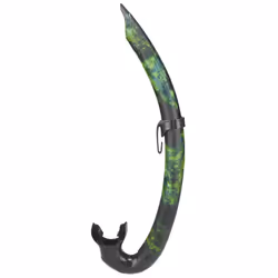 SEAC 8002908381849, En forme de J, Adultes, Camouflage, Tuba normal, Plastique, Silicone