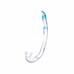 SEAC Flash, En forme de J, Adulte, Bleu, Transparent, Tuba, Plastique, Silicone