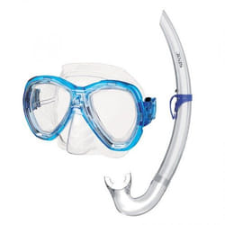 SEAC Ischia Verre trempé Polycarbonate, Silicone Bleu, Transparent Adulte